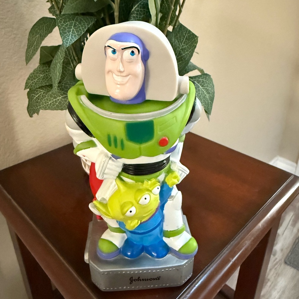 Vintage 1999 Buzz Lightyear Empty Johnson’s Bubble Bath Bottle